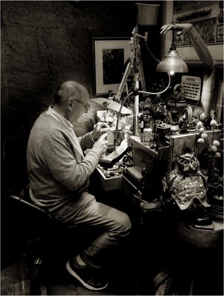 Raphael Hard at Work