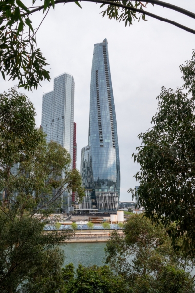 Skyscrapers and nature  Barangaroo