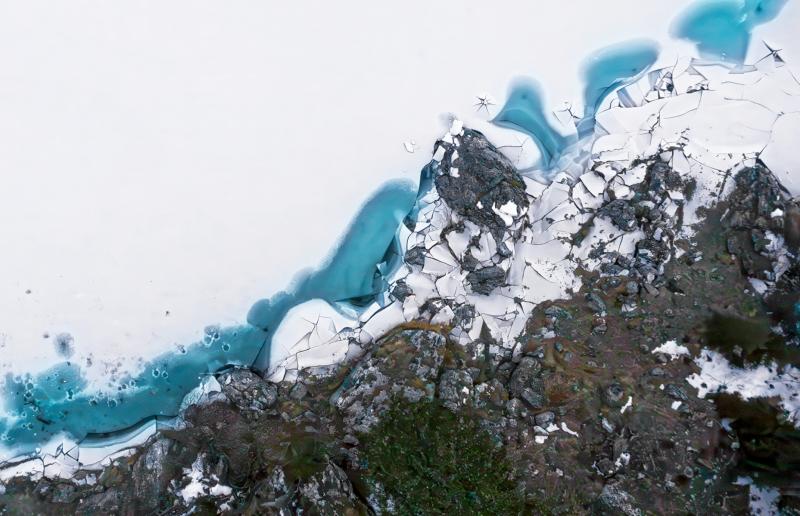 Where the Ice Breathes Blue