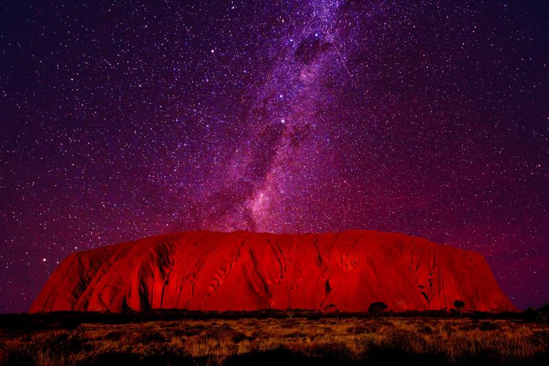 Ularu at night